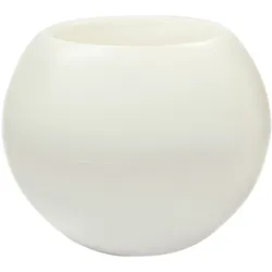 WellHome - Blumentopf Modell "Omega Collection" Ø48x42cm Farbe Weiß