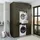 roomartstore.de Roomart Waschmaschinenschrank 157 cm Schwarz Eiche