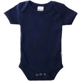 LILIPUT Body "Whale Captain", Mädchen, Gr. 50/56, EURO-Größen, blau (blau, weiß), 100% Baumwolle, bedruckt, kurz, Rundhals, Bodys Body, mit niedlichem Frontprint