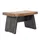 DESIGN DELIGHTS Hocker Altholz 29 x 18 x 19 cm Schwarz