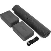 Myga Komplettes Yoga-Set aus Yogamatte, 2 Yogablöcken und Yogagurt 1 St