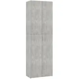 vidaXL Büroschrank Betongrau 60x32x190 cm Holzwerkstoff