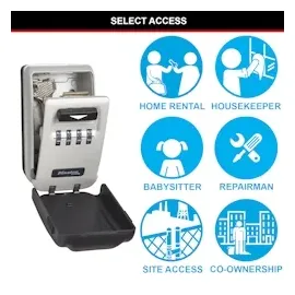 Master Lock Schlüsseltresor + Montageset beleuchtet 5425EURD