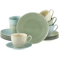 CreaTable Valencia Kaffeeservice 18-tlg. bunt