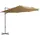 vidaXL Ampelschirm mit Stahlmast Ø 300 cm taupe 44631
