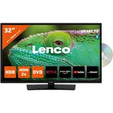 Lenco DVL-3273BK - 32-Zoll Smart-TV mit integrierter DVD-Player, schwarz