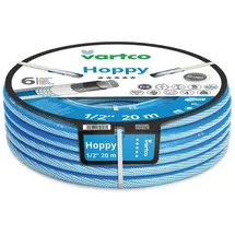 Vartco Hoppy 6-lagiger Wasserschlauch Lebensmittelschlauch Anti Twist Gartenbewässerung Flexibel Flexischlauch UV-beständig 36 Bar 3/4" 20m