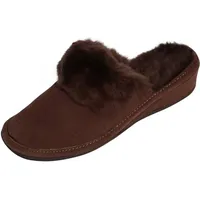 Lammfell Hausschuhe - MAROKKO BRAUN - Schuhgröße: EUR 39 - Braun - 39