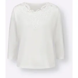 CREATION L Lyocell-Shirt in ecru | Gr.: 46