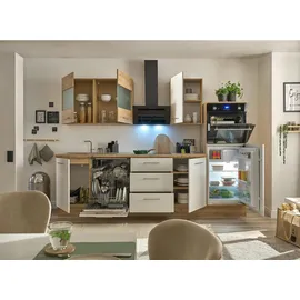 BASIC by Balculina Küchenzeile Capri 280 cm weiß