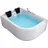 Home Deluxe Blue Ocean XL Whirlpoolbadewanne 120 x 180 cm rechts