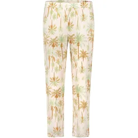Cartoon Stoffhose Damen mit Gummizug Beige 40