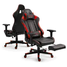 Trisens Harold Gaming Chair schwarz/rot