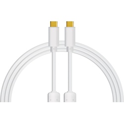 DJTechTools Chroma Cables USB-C to C 0.25m - White, USB Kabel