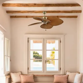 faro BARCELONA Cuba 132 cm Deckenventilator Gold