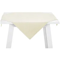 PICHLER Tischwäsche Cordoba Mitteldecke 100x100 cm perle