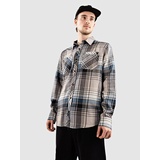 Fox Turnouts Utility Flannel Hemd taupe, L