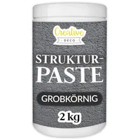 Creative Deco Strukturpaste 2 kg Dunkelgrau