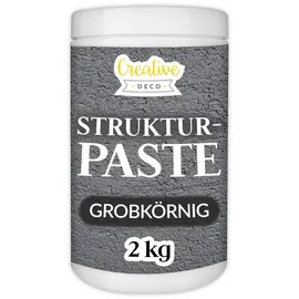 Creative Deco Strukturpaste 2 kg Dunkelgrau