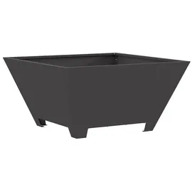 vidaXL Feuerstelle Schwarz 60 x 60 x 30 cm Stahl