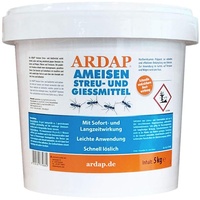 ARDAP Ameisen Streu- & Gießmittel 5Kg - Ameisengift draußen - bekämpfen Garten - Ameisenmittel, Ameisenvernichter für Rasen - Wirkt sofort, leichte Anwendung