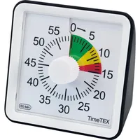 SURTEK EDUPLAY 120753 Mini-Timer mit Ampelscheibe, 7,8 x 7,8