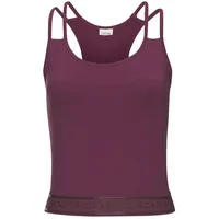 LASCANA ACTIVE Crop-Top Damen dunkelrosa Gr.M (40/42)
