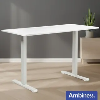 Ambiness höhenverstellbarer Schreibtisch FlexxPro 120x60 weiß