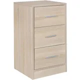 FineBuy Nachtschrank SuVa7070_1 37,5 x 35 x 68 cm Grau