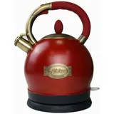 Kaiser Empire WK 2000 RotEm Exklusiver Retro Wasserkocher LED 2 L 1800 W