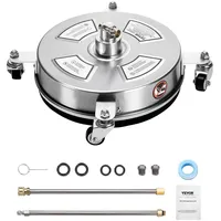 Vevor 325mm Hochdruckreiniger, Oberflächenreiniger, 4000PSI 2 verlängerte Stäbe