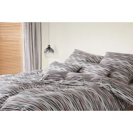 ELEGANTE Desire Gestreift Blau/Rot 155 x 220 cm + 80 x 80 cm