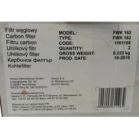 Amica FWK 162 Kohlefilter