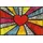 Wash+Dry Pop Art Heart 50 x 75 cm Rot