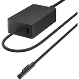 Microsoft Surface 127W Netzteil 127 W), Notebook Netzteil, Schwarz