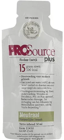 Prosource Plus Neutraler Geschmack 15g Protein Beutel 30ml