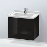 Duravit L-Cube Waschtischunterschrank, 2 Schubkästen, 670x558x469mm, LC626404040,