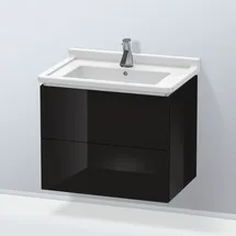 Duravit L-Cube Waschtischunterschrank, 2 Schubkästen, 670x558x469mm, LC626404040,