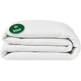 Dreamstar Eco 2er Set Bettdecken für alle Jahreszeiten | medium Steppdecken | waschbar 60 Grad | Allergiker geeignet | 100% Mikrofaser | Öko-TEX® | Ganzjahresbettdecke | 155 x 220 cm