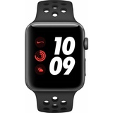 Apple Watch Nike+ Series 3 (GPS + Cellular) 38mm Alumiumgehäuse space grau mit Nike Sportarmband anthrazit / schwarz
