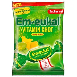 Em-eukal VITAMIN SHOT sauer gefüllt 75 g Bonbons