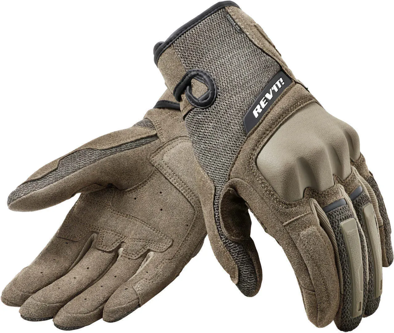 Revit Volcano Damen Motorradhandschuhe, schwarz-beige, Größe XS