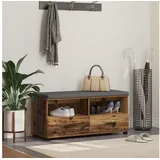 vidaXL Sitzbank Flurbank Braun 100 x 38 x 46 cm