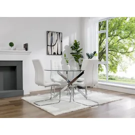 vente-unique Cosima Ø 120 cm transparent