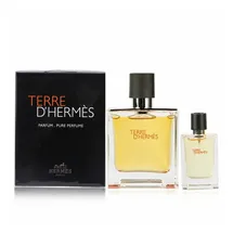 Hermès Terre d'Hermès Parfum 75 ml + Parfum 12,5 ml Geschenkset