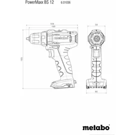 Metabo PowerMaxx BS 12 ohne Akku + Kunststoffkoffer
