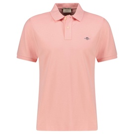 GANT Poloshirt mit Label-Stitching Modell 'SHIELD', Pink, XXXL