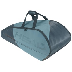 Head Tennis-Racketbag Tour Racquet Bag L (Schlägertasche, 2 Hauptfächer) 2023 cyanblau 9er