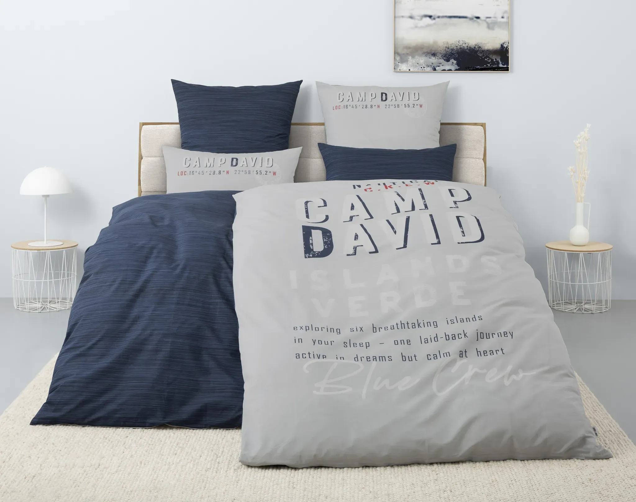 Wendebettwäsche CAMP DAVID 