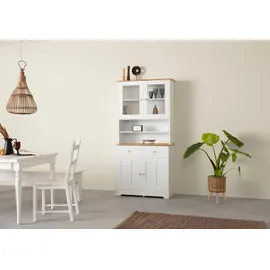 Home Affaire Buffet Kate 88 x 38 x 182 cm Weiß